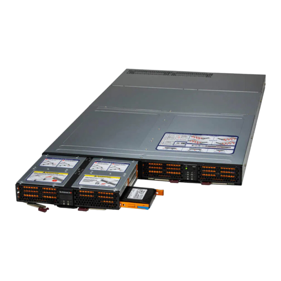 Supermicro SuperStorage SSG-136R-4MU32JBF Manuals