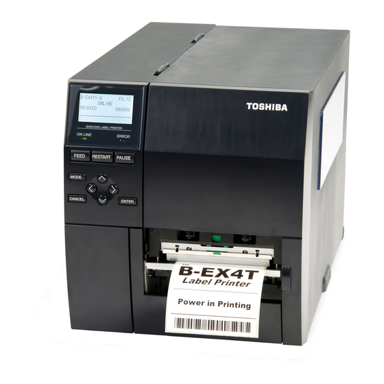Toshiba B-EX4T1 Printer Setups