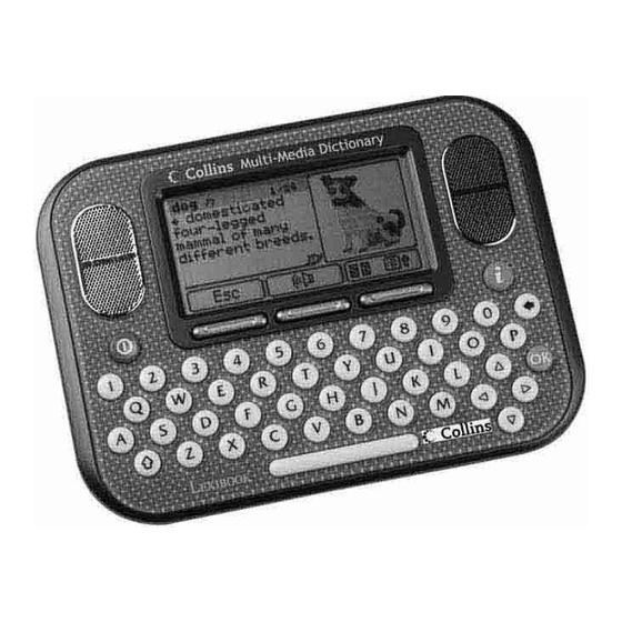 LEXIBOOK Collins MD6001GB Manuals
