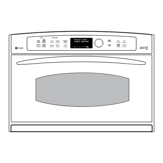 GE SCB1001MSS Dimension Manual