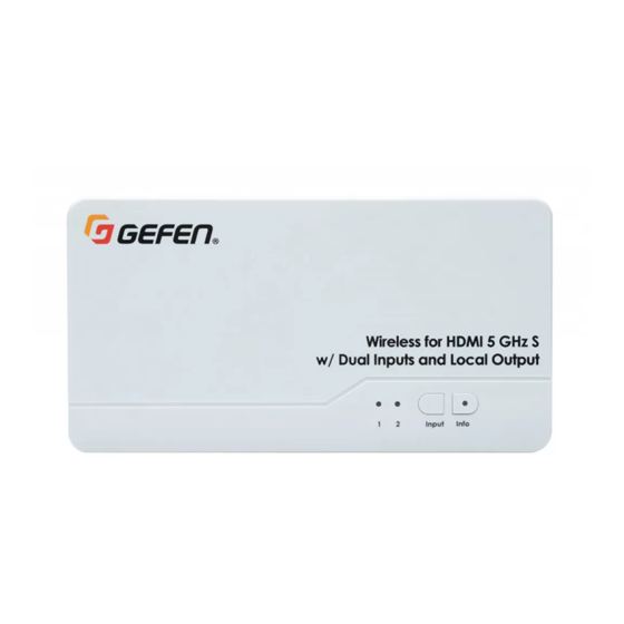 Gefen EXT-WHD-1080P-LR-TX User Manual