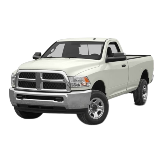 RAM 2014 4500 Owner's Manual