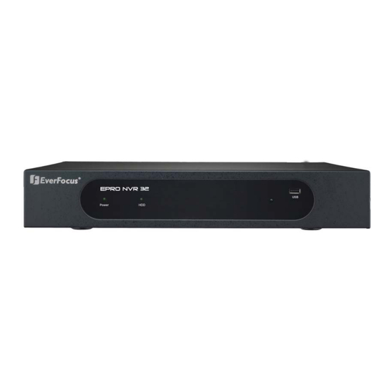 EverFocus EPRO NVR Series User Manual