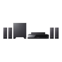 Sony BDV-T37 - Blu-ray Disc / Dvd Home Theater System Operating Instructions Manual