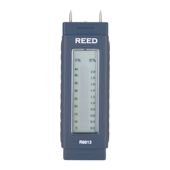 Reed Instruments R6013 Instruction Manual