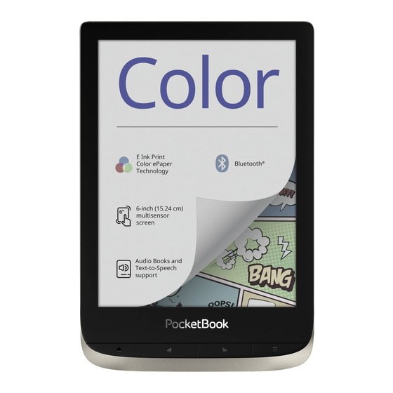 PocketBook InkPad Color 3 E-Book Reader User Manual
