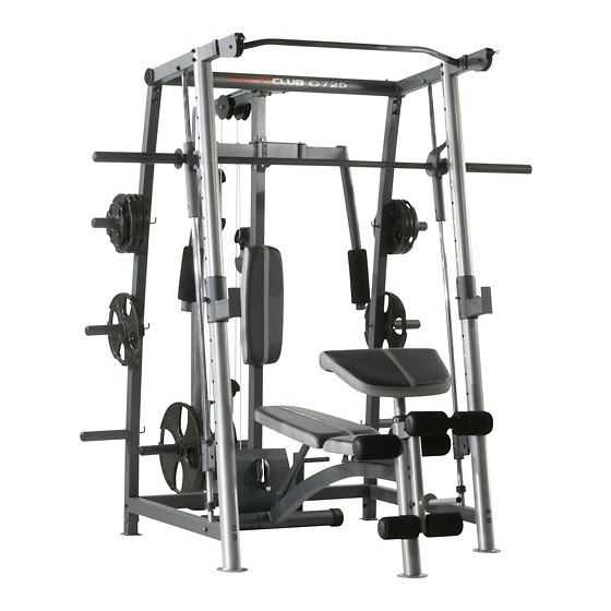 WEIDER CLUB C725 USER MANUAL Pdf Download ManualsLib