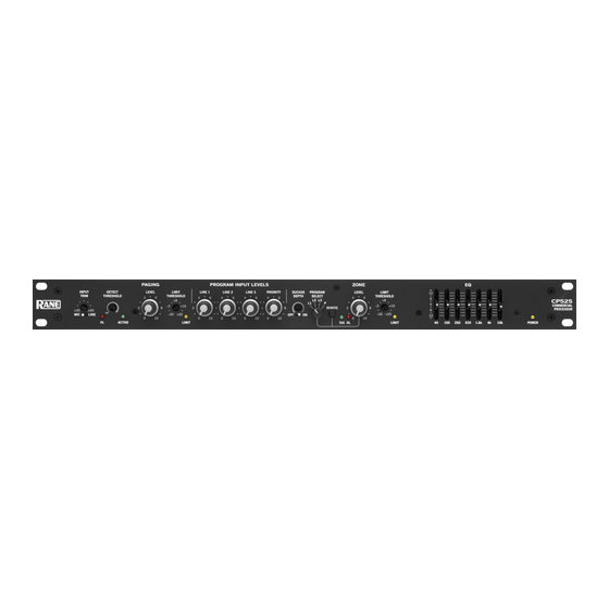 RANE CP64S INSTALLATION MANUAL Pdf Download | ManualsLib