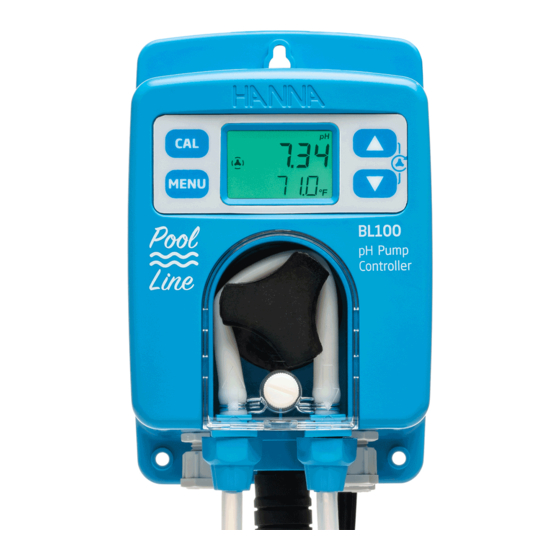 HANNA INSTRUMENTS BL100 SERIES INSTRUCTION MANUAL Pdf Download ManualsLib