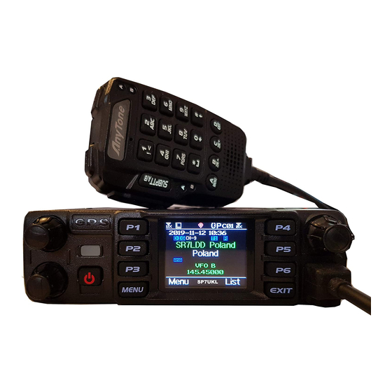 ANYTONE D578UV FIRMWARE UPDATE INSTRUCTIONS Pdf Download ManualsLib