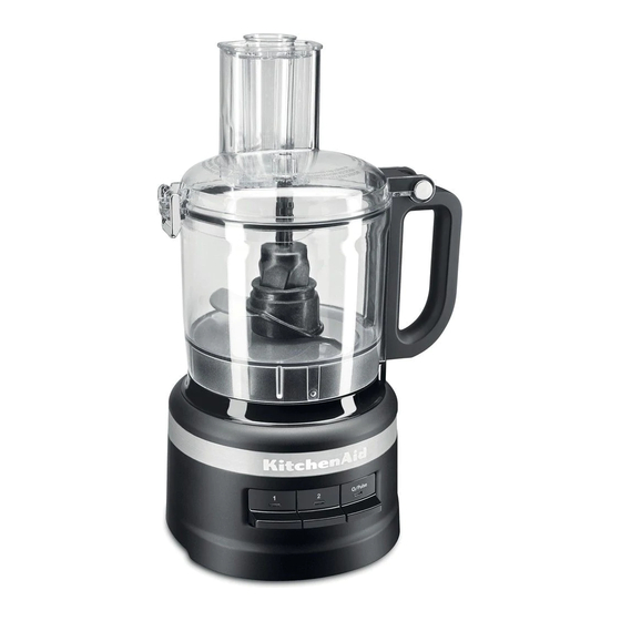 KitchenAid 5KFP0919A 9-Cup Food Processor Owner's Manual