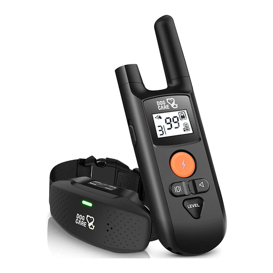 Dog care shock sales collar settings