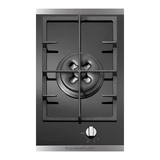 KUPPERSBUSCH GWS 3711.0ED INSTRUCTIONS FOR USE, INSTALLATION AND