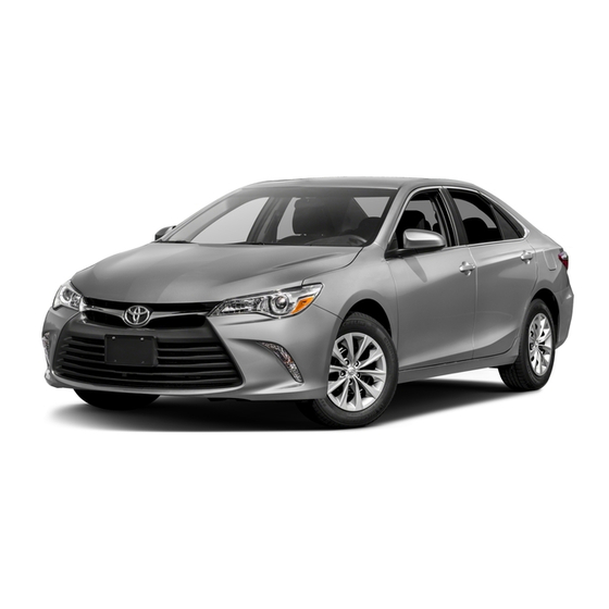 Toyota Camry 2017 Quick Reference Manual