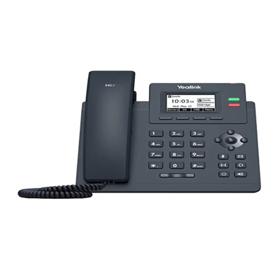 Splicecom Yealink T3 Series Quick Reference Manual