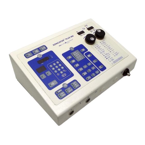 Mettler Electronics Sonicator Plus 992 Maintenance Manual