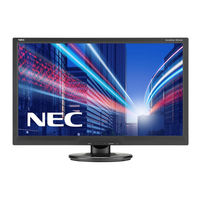 NEC AccuSync AS242W-BK User Manual