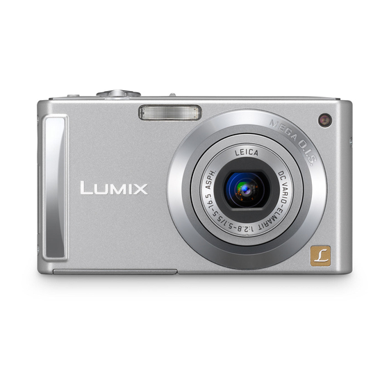 Panasonic Lumix DMC-FS3 Operating Instructions Manual