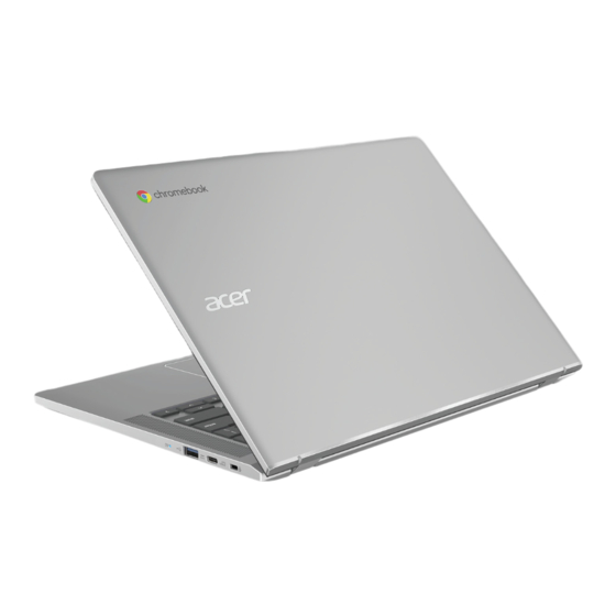 Acer CB314-4HT Touchscreen Chromebook Manuals