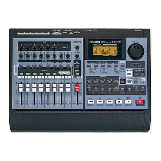 Roland VS-890 Owner's Manual