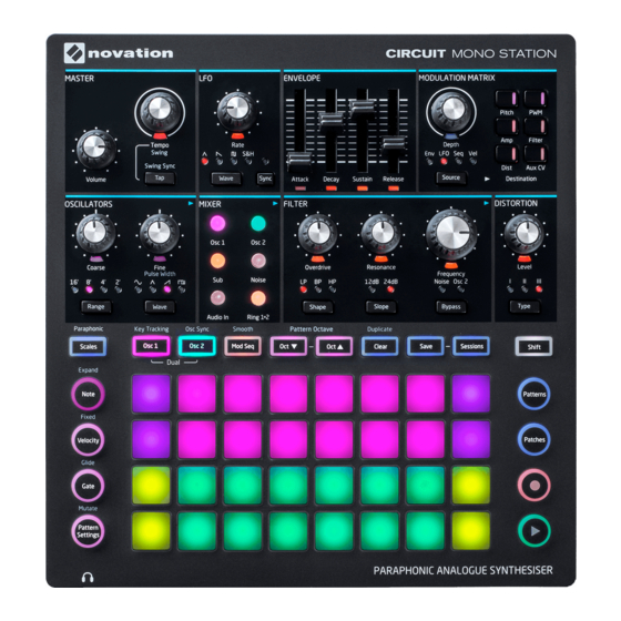 Novation Circuit Mono Station User Manual