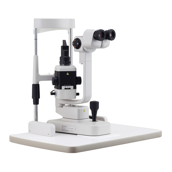 Topcon Slit Lamp SL-2G Instruction Manual