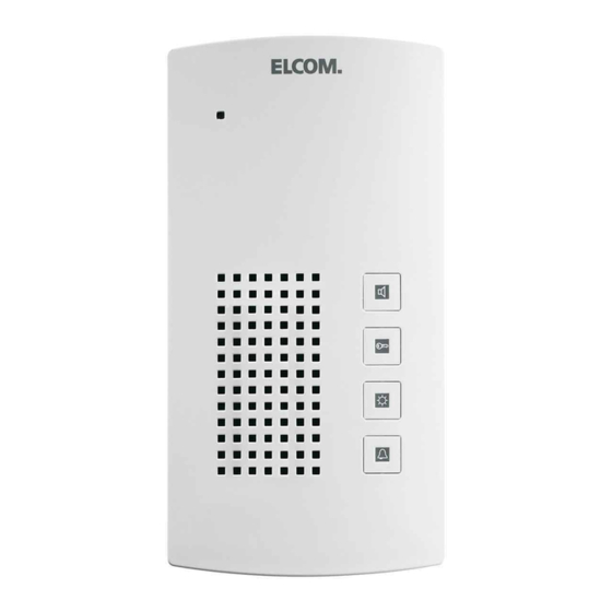 ELCOM BHT-200 i2-Bus-System Haustelefon weiß 