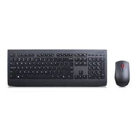 Lenovo Professional Wireless Keyboard and Mouse Combo Quick Start Manual