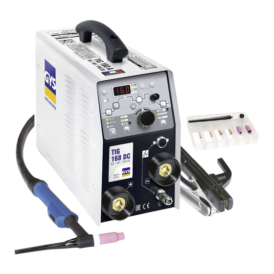 GYS TIG 168DC Manual