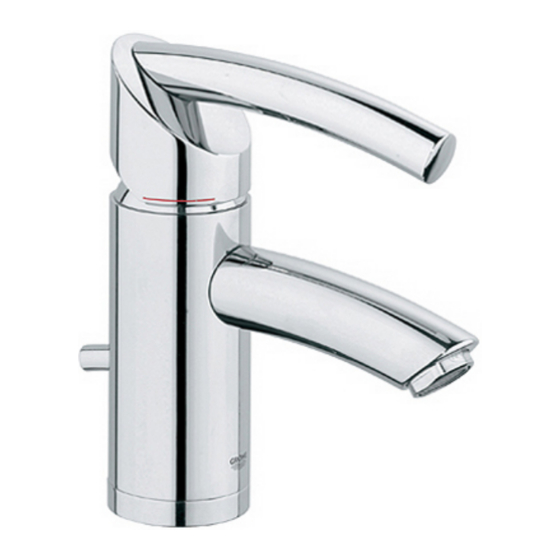 Grohe Tenso 32 924 Lavatory Centerset Quick Start Manual