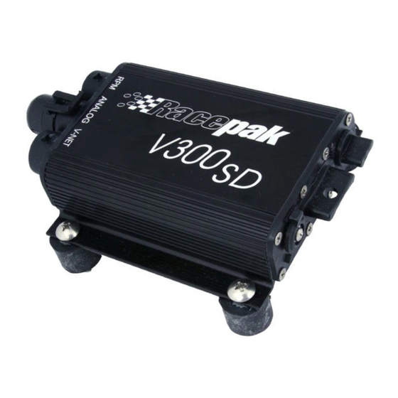 Racepak V300SD Manuals
