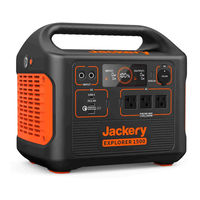 Jackery EXPLORER 1500 User Manual