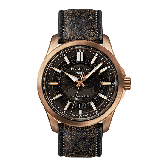 Christopher Ward Sealander Bronze COSC C63 Owner's Handbook Manual