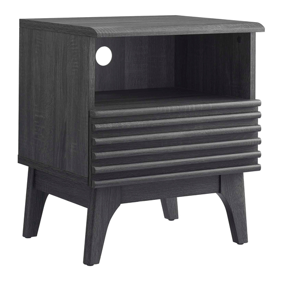 modway Render MOD-7070 Assembly Instructions Manual