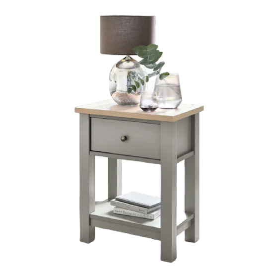 Next MALVERN SIDE TABLE Assembly Instructions Manual