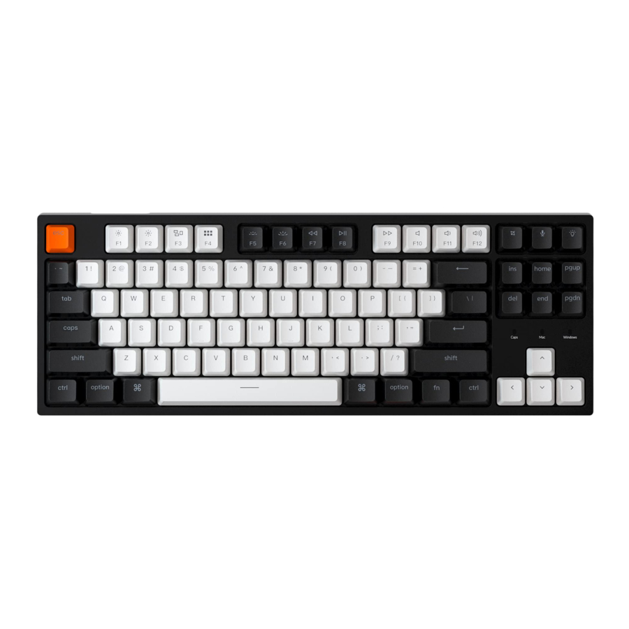 Keychron C1 - Tenkeyless Mechanical Keyboard Manual