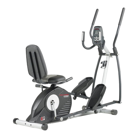 Pro-Form Hybrid Trainer PFEL03812.2 User Manual