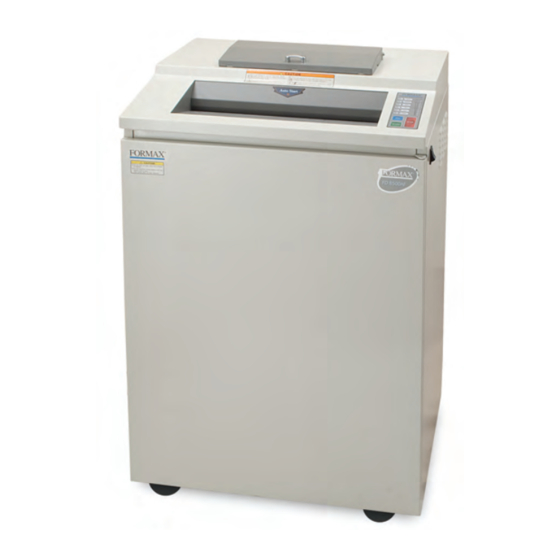 Formax FD 8500AF Operator's Manual