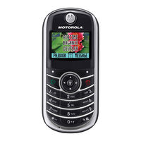 Motorola C139 - Cell Phone - GSM Owner's Manual