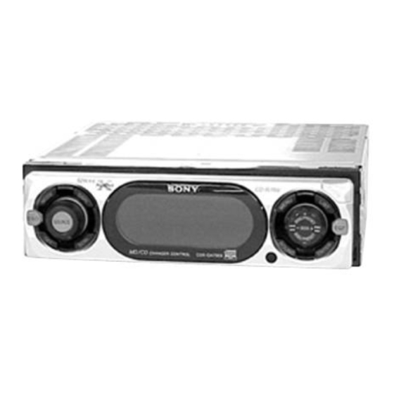 Sony CDX-CA730X Service Manual