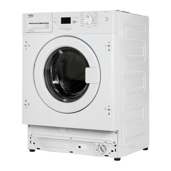 Beko WMI 71241 Important Safety Instructions Manual