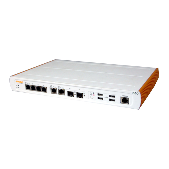 Aruba 650 SERIES Installation Manual