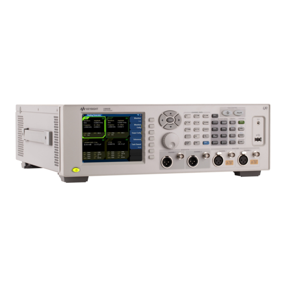 Keysight U8903B Configuration Manual