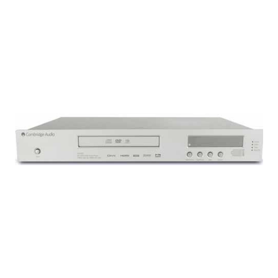 Cambridge Audio HDMI DVD 99 Service Manual