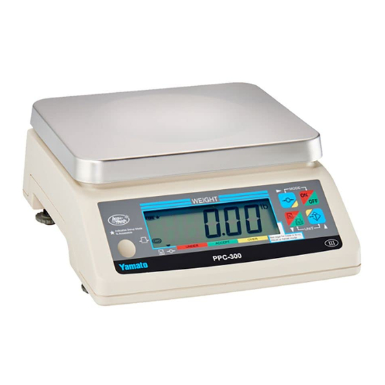 Yamato Stainless Steel Digital Scale 22LB Model PPC-300WP-22