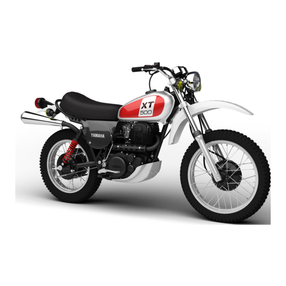 Yamaha TT500 and XT500 Repair Manual Enduro XT TT 500 Motorcycle CycleServ Shop 