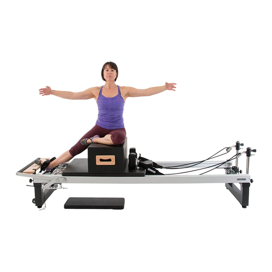 ALIGN-PILATES A2RII REFORMER ASSEMBLY MANUAL & USER'S MANUAL Pdf ...