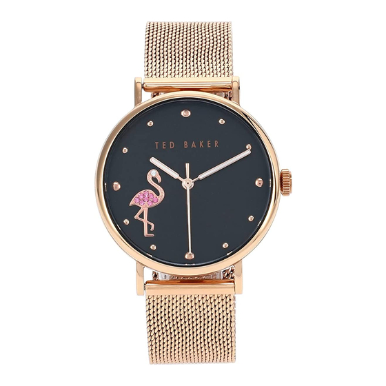 Ted baker hot sale watch instructions