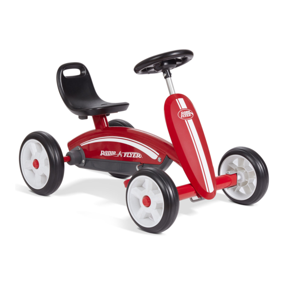 RADIO FLYER PEDAL RACER 687 MANUAL Pdf Download | ManualsLib