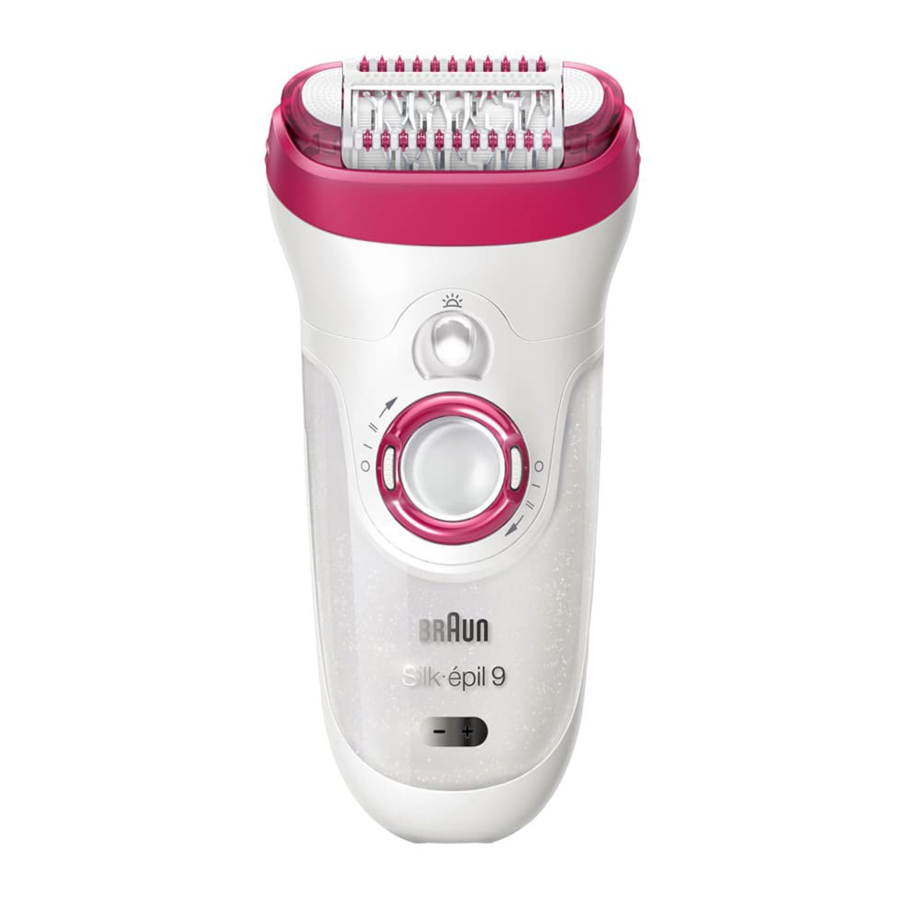 Braun Silk-epil 9 Use Instructions